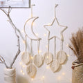 Wholesale Boho Wall Decor Moon Star Macrame Dream Catcher Tapestry Witchcraft Macrame Wall Hanging Kids Room Decoration Gift