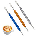 Customized Fancy Coffee Pull Stitch Stainless Steel Color Drawing Needle Professional Drawing Needle