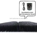JINDI Customizable Pleated Fiberglass Net Pleats 2cm Spacing Fireproof Outdoor Application