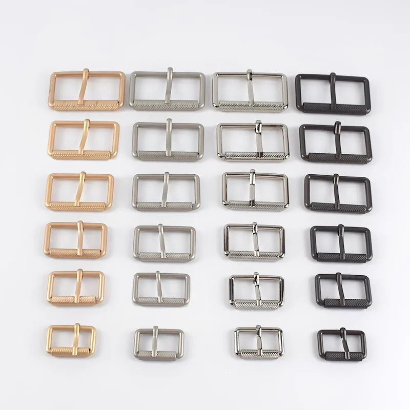 Deepeel YK188 25-50mm DIY Sewing Accessories Pin Belt Buckle for Bags Straps Rectangle Adjust Roller Shoes Snap Buckles