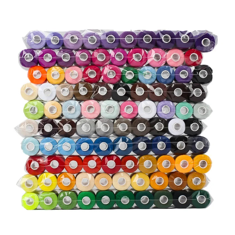 Wholesale 400Yard 40/2 Spun Polyester Sewing Thread Manufacturer 100 Colors/Set