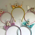 Birthday Girl Party 4th 5th 6th 7th Birthday Crown Bling Bling Confetti Headband for Girls