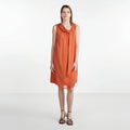 Straight Pageant Elegant Dress Stylish Women Dress 25 Years Burnt Orange Dresses