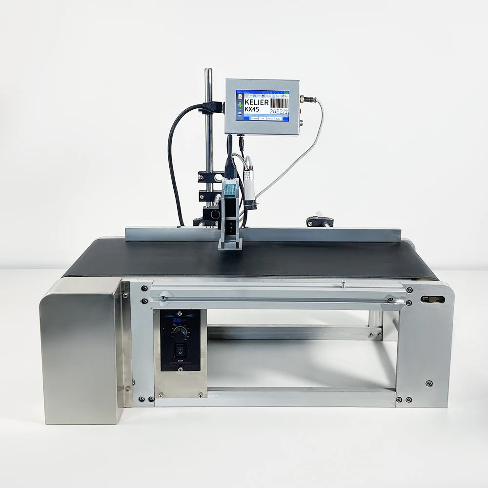 Kelier Factory Multi Language 600dpi Online Tij Inkjet Printer Qr Code Batch Printing Machine