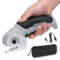 VLOXO Auto Cordless Car Rubber Cutter Battery Tailor Leather Round Electric Scissors for Fabric Cutting