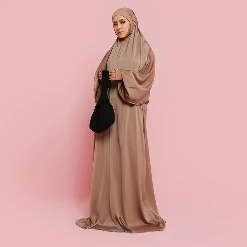 Hijab Abaya Kimar Nida Polyester Turkey Fabric with Nikab Fashion Modern Segi Empat Islamic YILIXIN K-0076 for Four Season