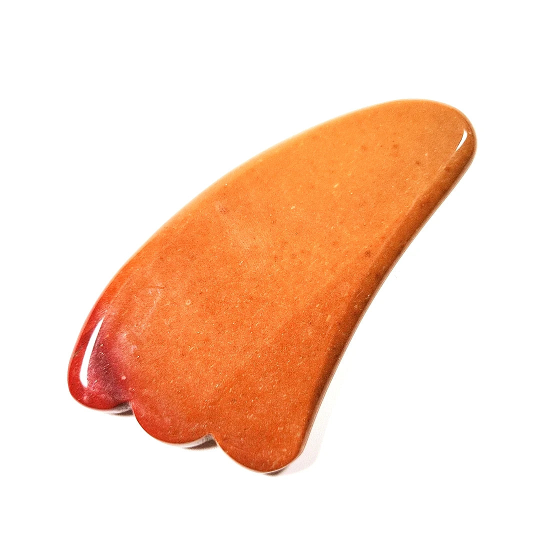 Huiying Customized Natural Mookaite jasper Stone Claw Tools Scraping Body Massage Healing Crystals Gem Guasha Board