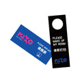 Custom Luxury Recycled Clothing Hang Tag Colour Logo Printed Black Gold Foil Hang Tag