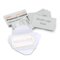 Platinum Coated Double Edge Blade Safety Razor Blade Stainless Steel Box Packed Read to Ship