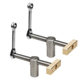 2 Pack Bench Dog Clamp 3/4 Inch Dog Hole Clamps for Woodworking Tools Adjustable Workbench Stop