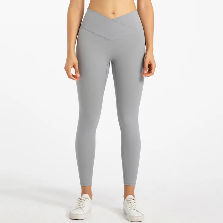 Grey Yoga Pant Womens High Waisted Athletic Pant Yoga Pant