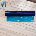 Anti Scratch PE Temporary Blue Clear Surface Plastic Adhesive Soft Moisture Proof Blow Molding Hardwood Floor Protective Film