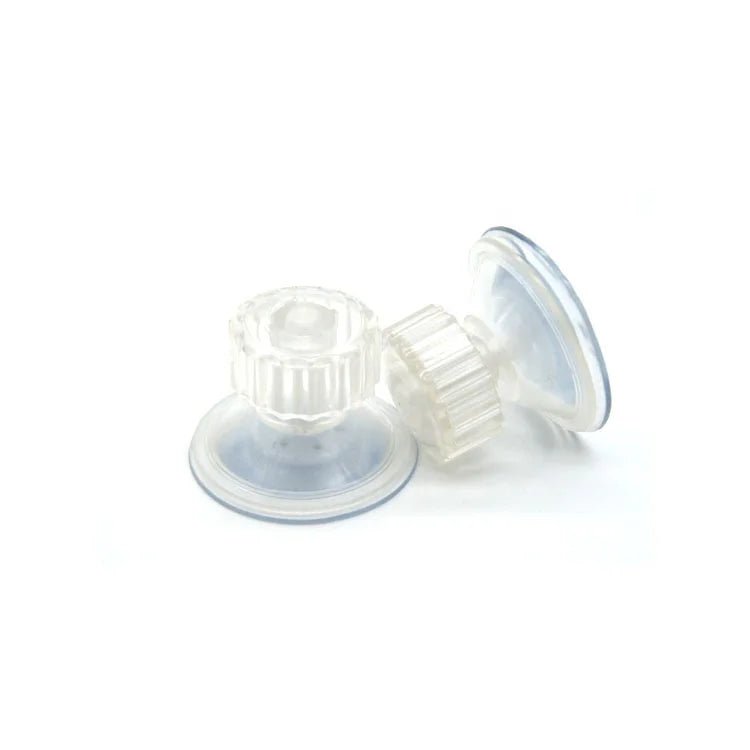 Powerful Cooling Resistant Eco-Friendly Waterproof Clear Plastic Twist Fidget Suction Cups 2.5kg Load Capacity 45mm Size for