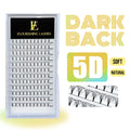 5D Volume Fans Eyelashes Heat Bonded Short Stem Premade Lashes