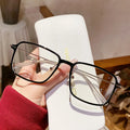 Vintage Designed Cheap Price square Light TR90 Anti Blue Light Optical Frames 2024
