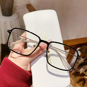Vintage Designed Cheap Price square Light TR90 Anti Blue Light Optical Frames 2024