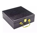 Factory Custom Bouquet Packaging Flower Box Custom Luxury Gift Packaging PU crocodile Belt Gift Box Storage Box