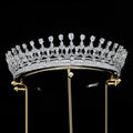 Miallo Wholesale Korean Bridal Wedding Hair Accessories Pageant Luxury Zircon Tiara Crown for Women