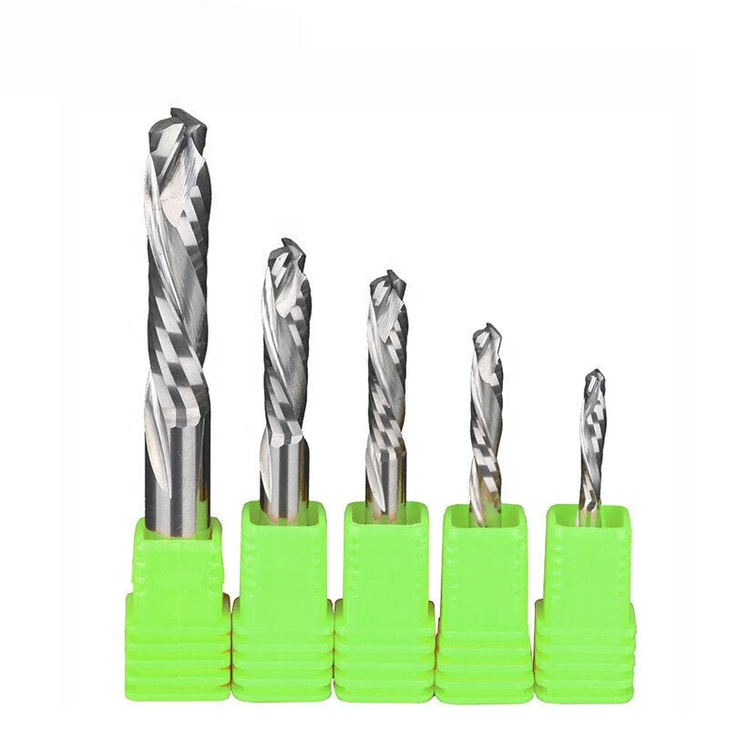 Customized Yasen Woodworking Solid Carbide Milling Cutter Compression Bits with Teeth-up and Down Cut End Mill