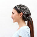 Fashion Cross Scarf Hair Band Silk Elastic Headband Women Headband Hair Accessories
