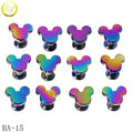Custom logo Design rainbow Coating Female and Male Binding Post Chicago Screws for Bag