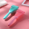 Afro Octopus Luxury Vent Brush 8 Rows for Wet Detangler for Women and Men Flexible Hair Brushes Plastic Handle Home Use