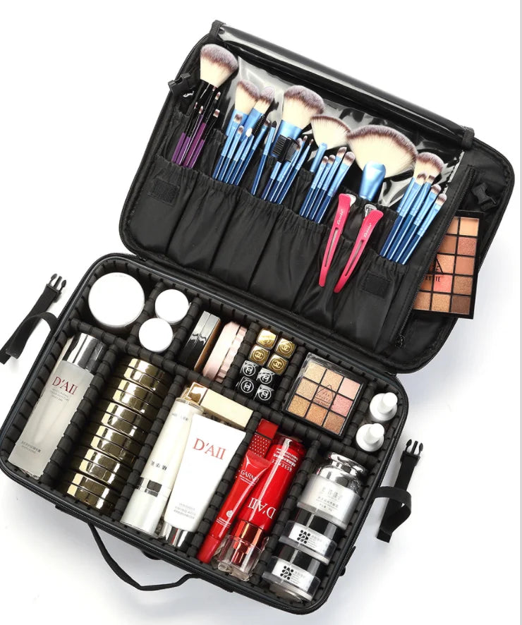 Hot Selling Waterproof Legible Outdoor Travel Make up Bags Makeup Organizer Bag Box Makeup Suitcase