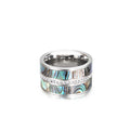 KALEN Fashion Inlaid Zircon and Glass Ring Men