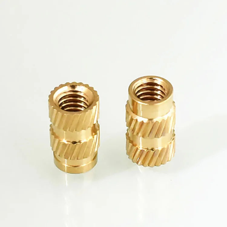 0-80 2-56 4-40 6-32 8-32 10-32 1/4-20 5/16-18 3/8-16 Brass Heat Stake Heat-Set Inserts for Plastic