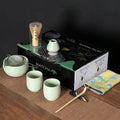 Japanese New Matcha Tea Set One Porcelain Bowl Two Cups Color Box Designed Specially for Baibenli Tea Coffee Ceremonies
