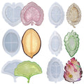 AK DIY Leaf Saucer Crystal Epoxy Resin Mold Leaf Fruit Storage Tray Silicone Molds