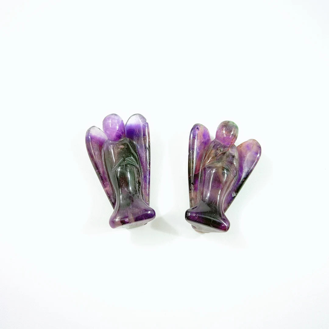 Huiying Standing Amethyst Angel 1.5 Inch Home Decoration Crafts