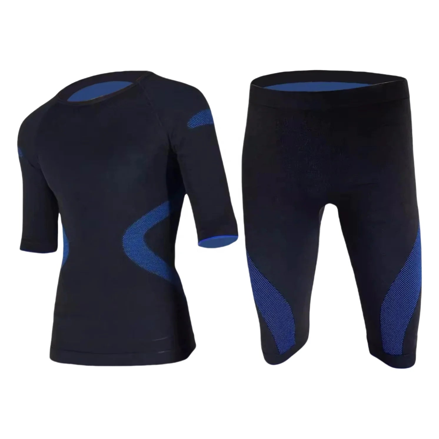New Blue Miha Ems Suits Wireless Ems Training Suit Base Layers Ems Training Underwear