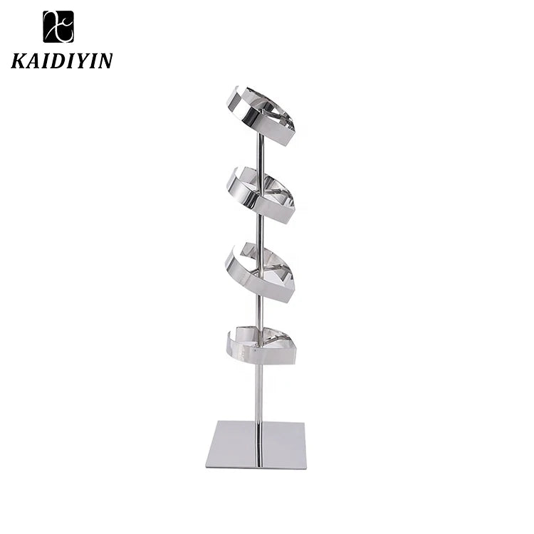 New Coming Stainless Steel Fashion Shirt Collar Display Stand Removable Metal Collar Display Stand Rack