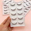 OEM/ODM Synthetic Hair Faux Mink Lashes Cruelty-Free Reusable Clear Soft Band Wholesale 3D Lashes Free Samples