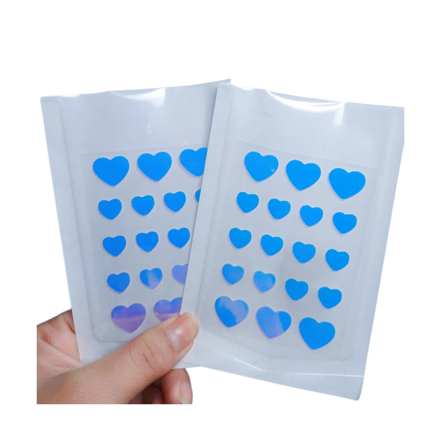 Hysent 18 Dots Hydrocolloid Pimple Patches Custom Cute Laser Color Holographic Hydrocolloid Acne Patch