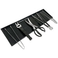 Korean BBQ Tool Set Clip Scissors & Crowbar for Outdoor Grilling Fits Korean Restaurant Charcoal Grill Use
