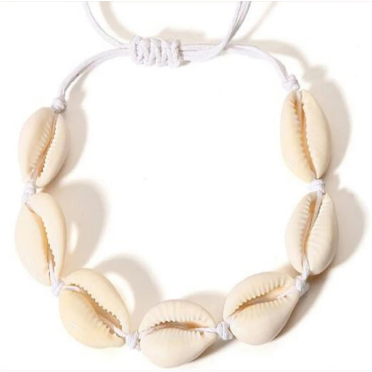 Shell Bracelets Charm Bracelets Puka Shell  Bracelets for Women