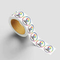 Custom Transparent Thermal Chalkboard Labels for Candles Bags Glasses Adhesive Vinyl Sticker for Craft and Photo Frame Use
