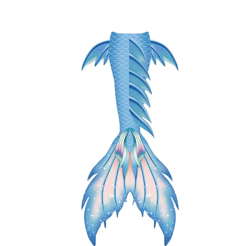 Sexy Mermaid Skin Tail Costume Swimsuit for Women with Quick Dry Spandex/Polyester Material