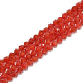 Wholesale Custom Loose Carnelian Bamboo Leaf Agate Map Jasper Faceted Star Cut Beads for Jewelry Making Size 6-10mm