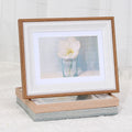 Customizable Wood Veneer Coated MDF Photo Frame Support Various Sizes for Diamond Painting & Puzzles Artwork Display
