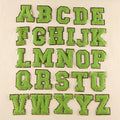 5.5cm Size Letter Patch 8 Colors Embroidery Letter DIY Iron on Chenille Patches