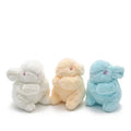 Soft Fluffy Rabbit Fur Pompon Bunny Keychain Trinket Women Pompom Rabbit KeyRing Bag Car Charm Jewelry Plush Toys Stuffed Animal