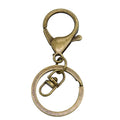 30mm Gold Black DIY Accessories Ring Hook Lobster Claw Clasp Hook