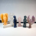 Wholesale Healing Stone Crystal Crafts Carvings Reiki Natural Multiple Materials and Styles Angel Crystal Angel for Gift