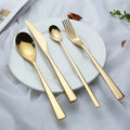 Dishwasher Safe Talheres Stainless Steel Silverware Cutlery Set Flatware Dinner Tableware