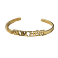 Qiuhan OEM/ODM Drop Shipping Fashion Adjustable Customized Name Bracelet Women Baby Personality Bangle