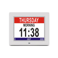 2025 New Arrival Digital Photo Frame 7 8 10 12 Inch Calendar Clock Time Alarm Reminder Loop Electronic Silent Video Media Player