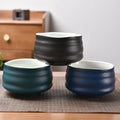 Zstonda Wholesale Matcha Bowl and Whisk Hand Made Glazed Pottery Ceramic Chawan Japanese Tea Cup